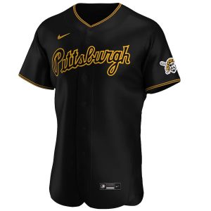 black and gold pirates jersey